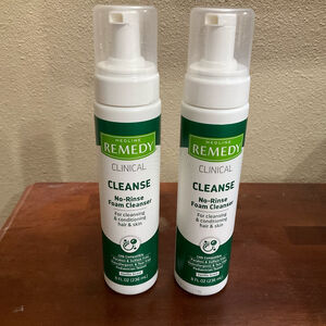 Medline Remedy Clinical Cleanse No-Rinse Foam Cleanser Vanilla Scent 8 oz